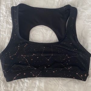 Target/JoyLab Black Constellation Sports Bra